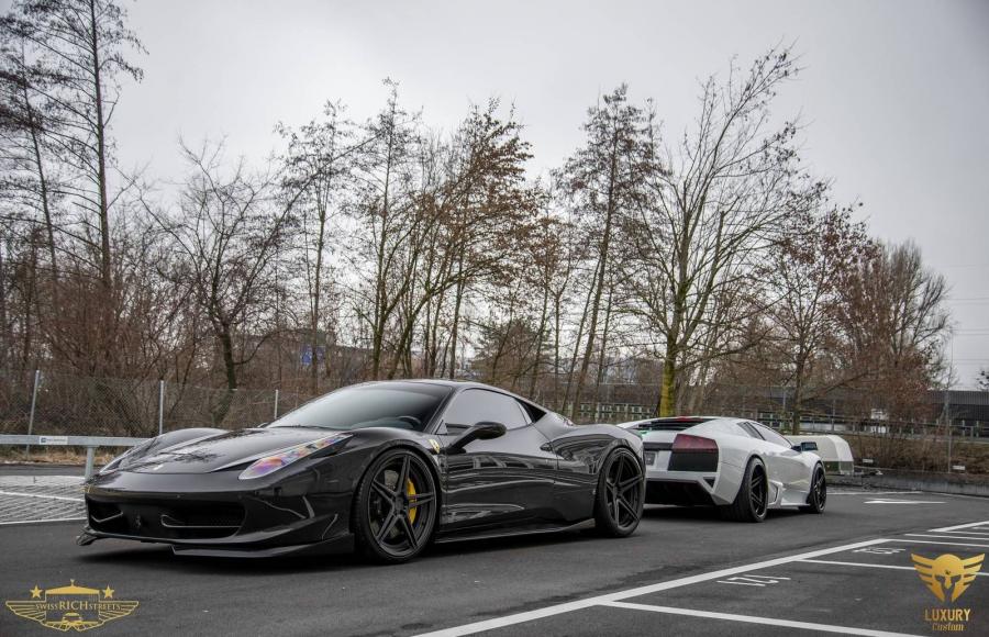  Ferrari 458 Italia Murdered Out by Luxury Customs 2014 года  (фото 17 из 23)